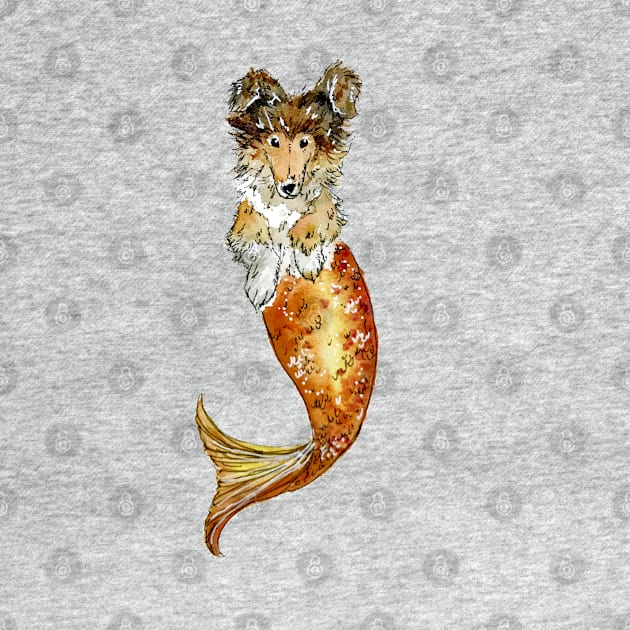 Collie Mermaid by aquabun